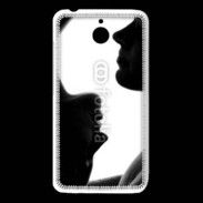 Coque Huawei Y550 Couple en noir et blanc 10