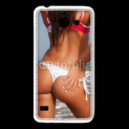 Coque Huawei Y550 Femme de rêve à la plage