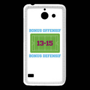 Coque Huawei Y550 Bonus Offensif-Défensif Blanc