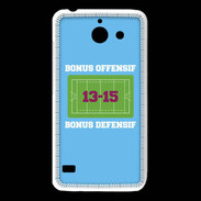 Coque Huawei Y550 Bonus Offensif-Défensif Bleu