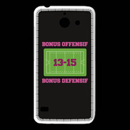 Coque Huawei Y550 Bonus Offensif-Défensif Noir