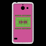 Coque Huawei Y550 Bonus Offensif-Défensif Rose
