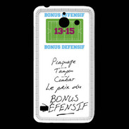 Coque Huawei Y550 Plaquage Bonus offensif-défensif Blanc