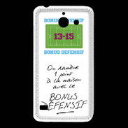 Coque Huawei Y550 1 point bonus offensif-défensif Blanc