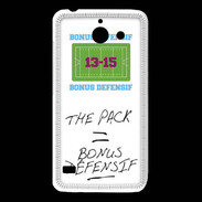 Coque Huawei Y550 The pack Bonus offensif-défensif Blanc