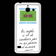 Coque Huawei Y550 Le combat Bonus offensif-défensif Blanc