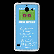 Coque Huawei Y550 1 point bonus offensif-défensif Bleu