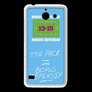 Coque Huawei Y550 The pack Bonus offensif-défensif Bleu