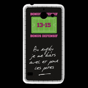 Coque Huawei Y550 Les potes Bonus offensif-défensif Noir