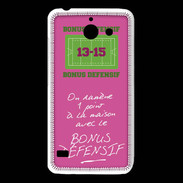 Coque Huawei Y550 1 point bonus offensif-défensif Rose