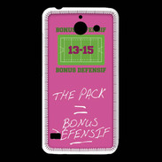 Coque Huawei Y550 The pack Bonus offensif-défensif Rose
