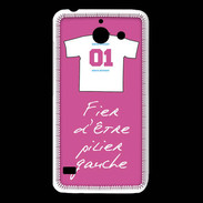 Coque Huawei Y550 Pilier gauche Bonus offensif-défensif Rose