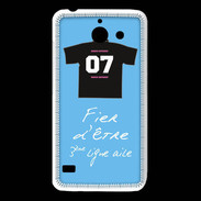 Coque Huawei Y550 Troisième ligne D Bonus offensif-défensif Bleu 2
