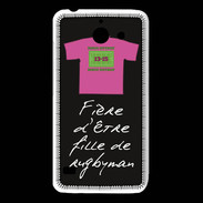 Coque Huawei Y550 Fille de rugbyman Bonus offensif-défensif Noir