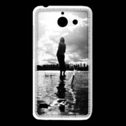 Coque Huawei Y550 Personnage en noir et blanc PR