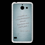 Coque Huawei Y550 Public génie Turquoise Citation Oscar Wilde