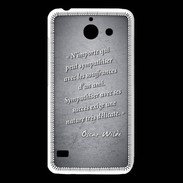 Coque Huawei Y550 Sympathiser Noir Citation Oscar Wilde