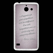 Coque Huawei Y550 Sympathiser Rose Citation Oscar Wilde