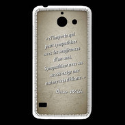 Coque Huawei Y550 Sympathiser Sepia Citation Oscar Wilde