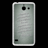 Coque Huawei Y550 Sympathiser Vert Citation Oscar Wilde