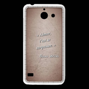 Coque Huawei Y550 Aimer Rouge Citation Oscar Wilde