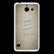 Coque Huawei Y550 Aimer Sepia Citation Oscar Wilde