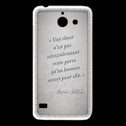Coque Huawei Y550 Chose vraie Citation Oscar Wilde