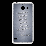 Coque Huawei Y550 Femmes comprises Bleu Citation Oscar Wilde