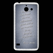 Coque Huawei Y550 Sagesse rêves Bleu Citation Oscar Wilde