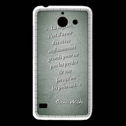 Coque Huawei Y550 Sagesse rêves Vert Citation Oscar Wilde