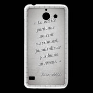 Coque Huawei Y550 Société rêveur Gris Citation Oscar Wilde