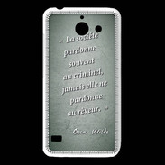 Coque Huawei Y550 Société rêveur Vert Citation Oscar Wilde