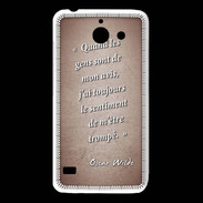 Coque Huawei Y550 Avis gens Rouge Citation Oscar Wilde
