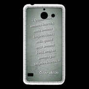 Coque Huawei Y550 Bons heureux Vert Citation Oscar Wilde