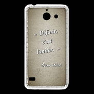Coque Huawei Y550 Définir Sepia Citation Oscar Wilde