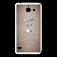 Coque Huawei Y550 Définir Rouge Citation Oscar Wilde