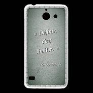 Coque Huawei Y550 Définir Vert Citation Oscar Wilde