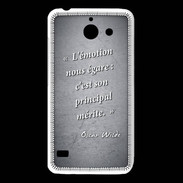 Coque Huawei Y550 Emotion égarée Noir Citation Oscar Wilde
