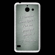 Coque Huawei Y550 Emotion égarée Vert Citation Oscar Wilde
