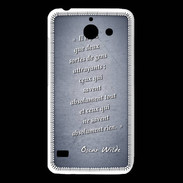 Coque Huawei Y550 Gens attrayants Bleu Citation Oscar Wilde