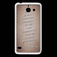 Coque Huawei Y550 Gens attrayants Rouge Citation Oscar Wilde
