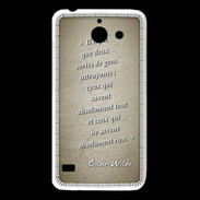 Coque Huawei Y550 Gens attrayants Sepia Citation Oscar Wilde