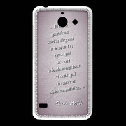 Coque Huawei Y550 Gens attrayants Rose Citation Oscar Wilde