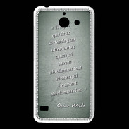 Coque Huawei Y550 Gens attrayants Vert Citation Oscar Wilde
