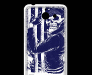 Coque Huawei Y550 Tête de mort Biker USA
