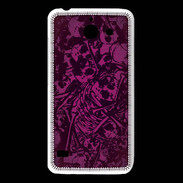 Coque Huawei Y550 Skull and bones Rose