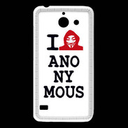 Coque Huawei Y550 I love anonymous