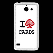 Coque Huawei Y550 I love Cards spade