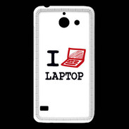 Coque Huawei Y550 I love Laptop