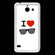 Coque Huawei Y550 I love Lunette Fun